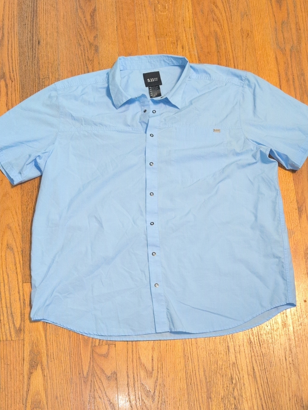 5.11 Tactical Sky Blue Short Sleeve Button-Down Shirt